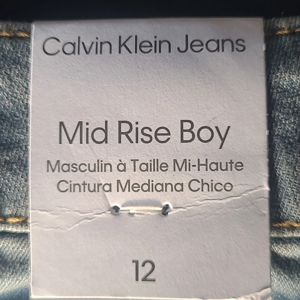Calvin Klein Girl Shorts, Blue, size 12 - Picture 3 of 7